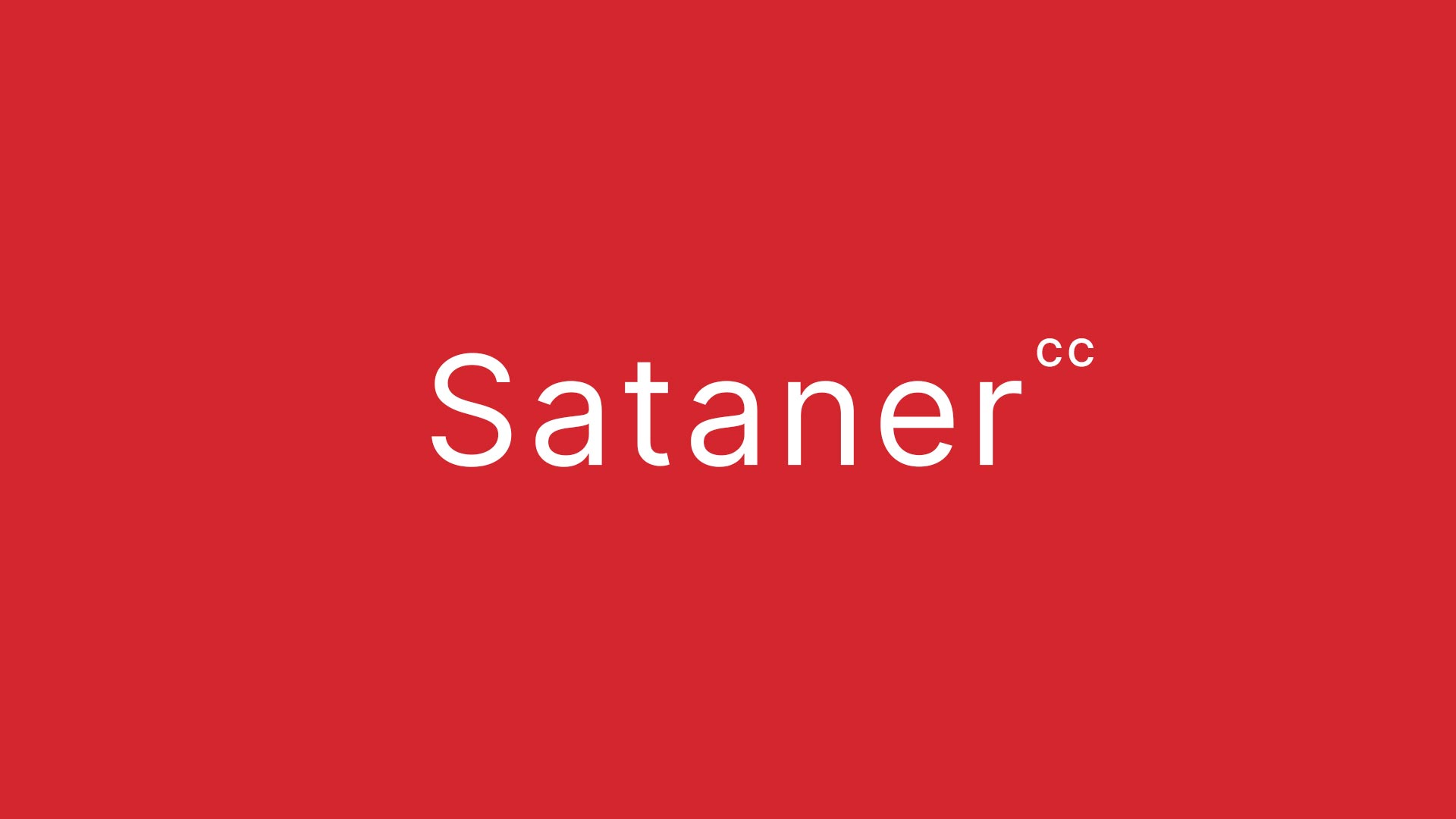SATANER cult collective Logo